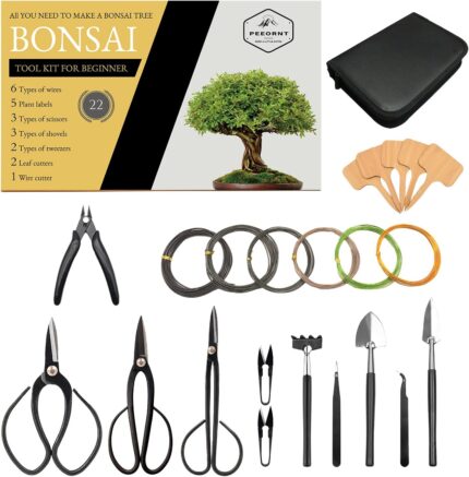 Peeornt Beginner Bonsai Tool Kit